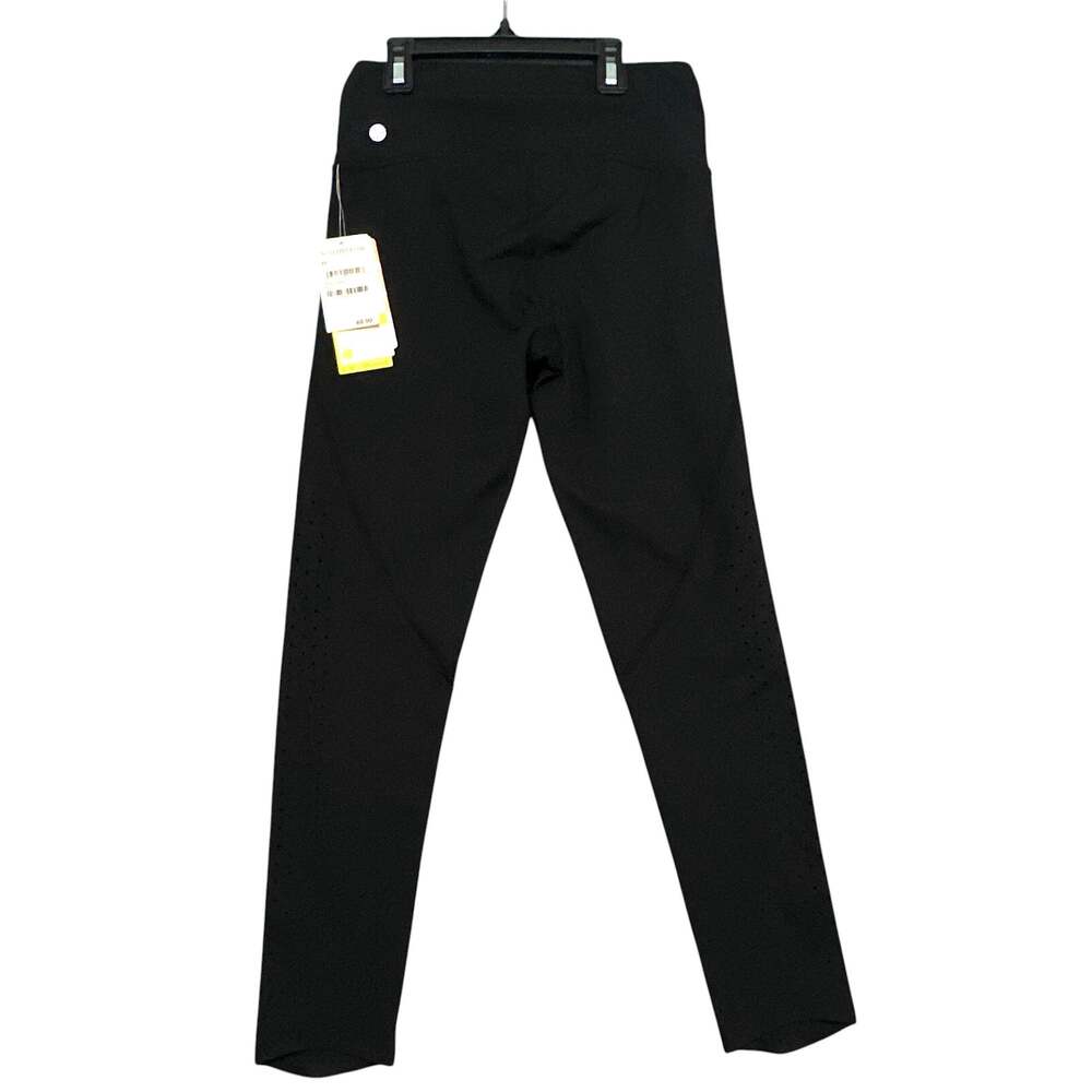 Zella High Waist Ankle Leggings Women XS Black Laser Cut Pocket Yoga Gym NWT